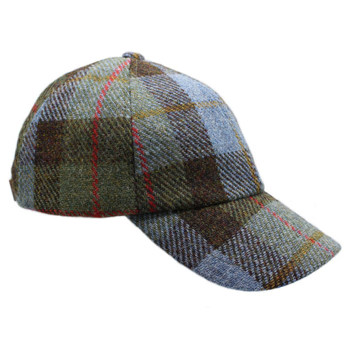 Rannoch Harris Tweed Baseball Cap Macleod
