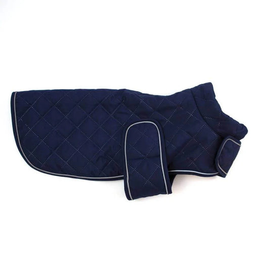 Quilted Classic Dog Coat Navy

