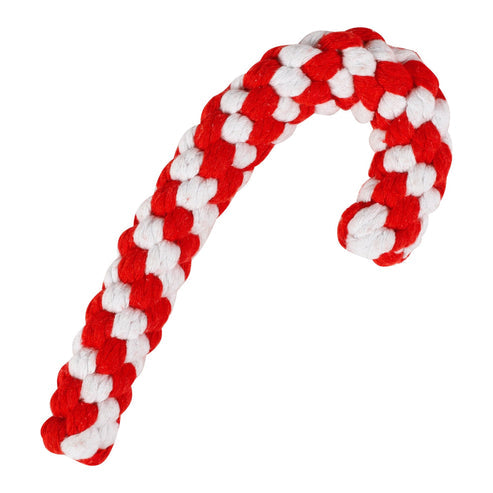 Candy Cane Using Rope Candy Cane Dog Rope Toy — Welland Valley Feeds Ltd
