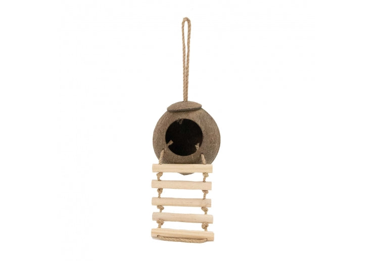 Hanging Coconut Hide For Small Animals