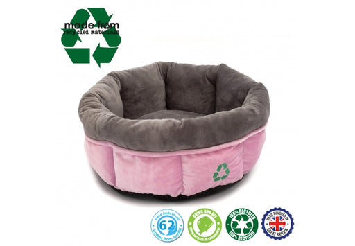 Ancol Recycled Donut Bed Pink