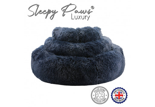 Ancol Super Plush Donut Bed Navy
