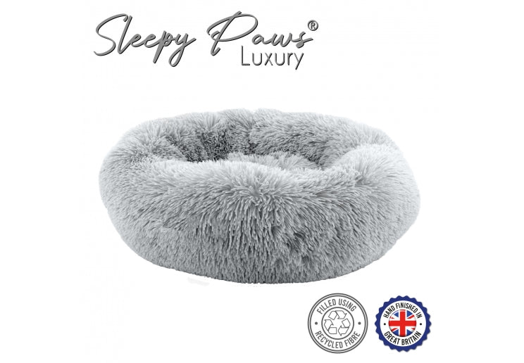 Ancol Super Plush Donut Bed Grey