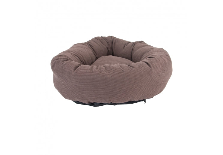 Corduroy Donut Bed Walnut