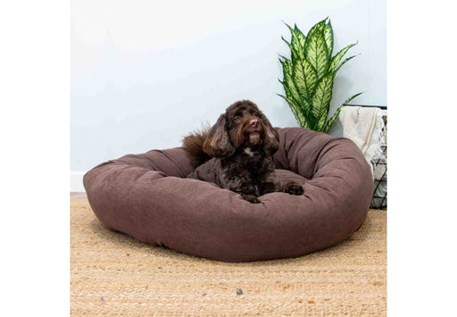 Corduroy Donut Bed Walnut