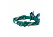 Green Tartan Bow Tie Cat Collar