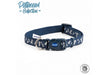 Ancol Reflective Bones Navy Collar