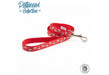 Ancol Reflective Stars Red Lead 1mx19mm