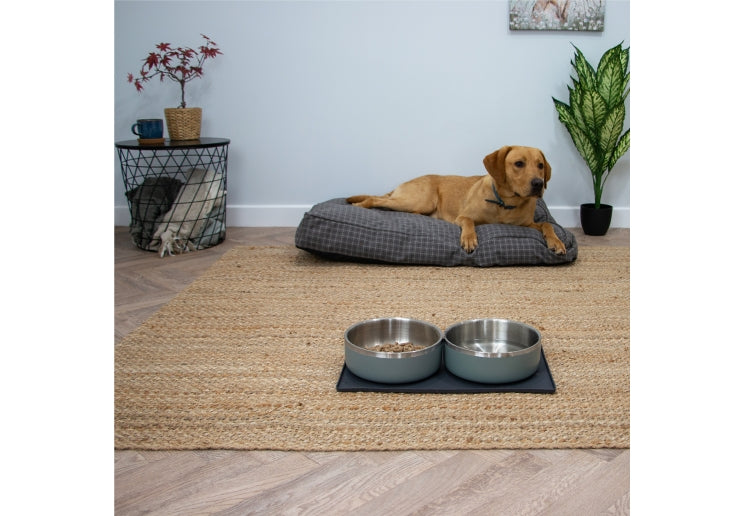 Ancol Non-Slip Feeding Mat Grey