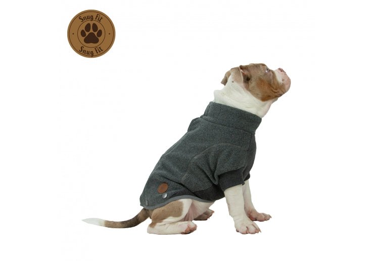 ANC Polar Fleece Dog Coat Grey