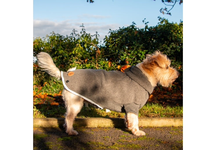 ANC Polar Fleece Dog Coat Grey