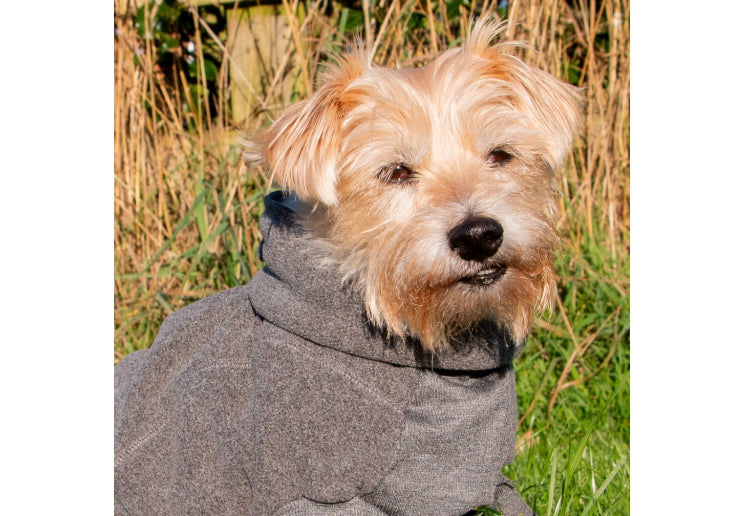 ANC Polar Fleece Dog Coat Grey