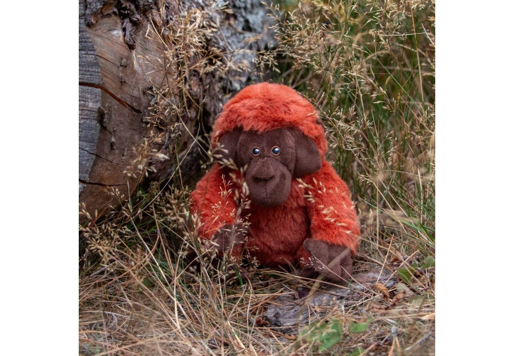 Ozzy Orangutan Mini Recycled Dog Toy