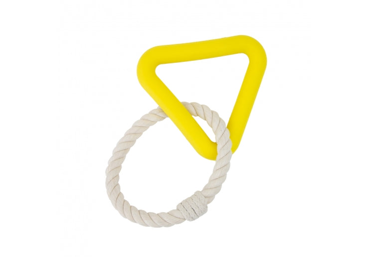 Playtime Natural Ropey Triangle Yellow
