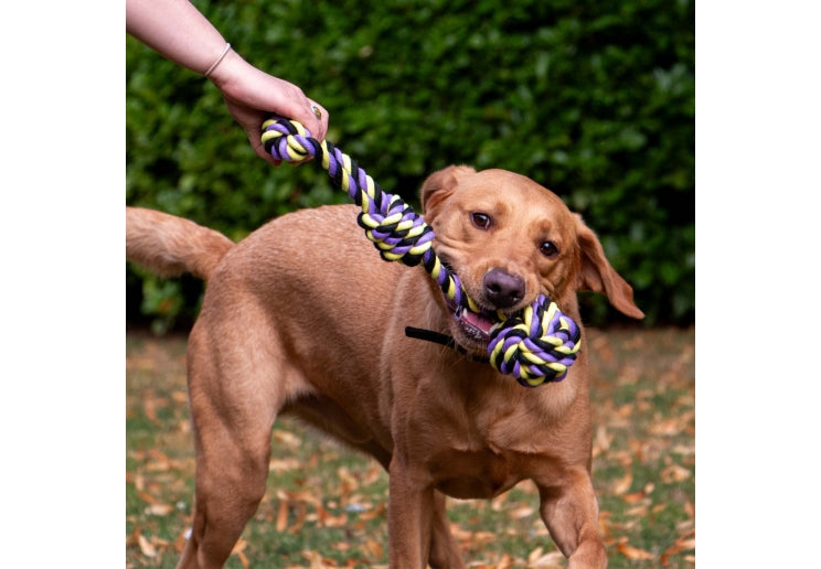 Playtime T/Coloured Jumbo Rope Ball Tug
