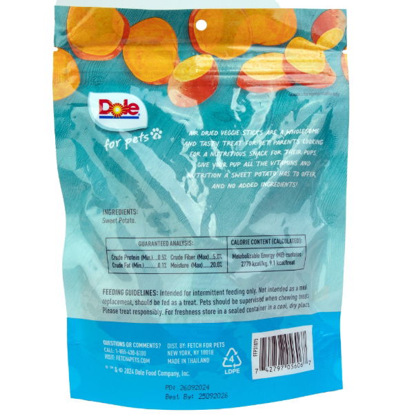 Air Dried Sweet Potato Sticks 170g
