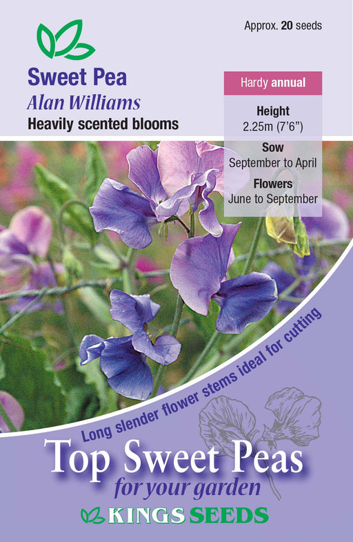 Kings Seeds Sweet Pea Alan Williams