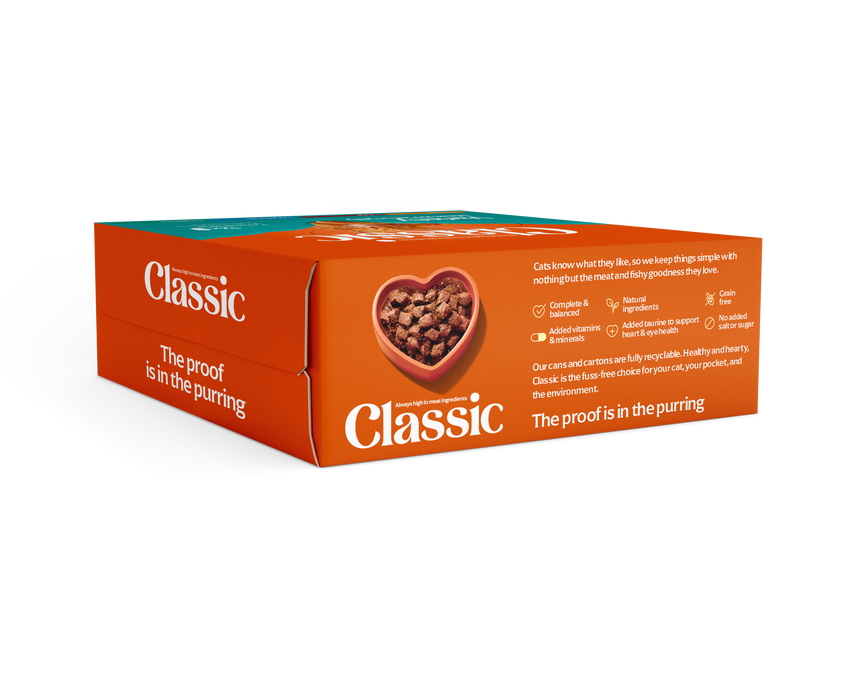 Classic Cat Food Variety Pack 12x400g