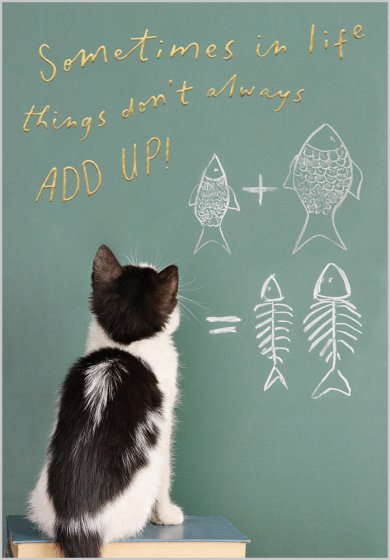 Things Don't Always Add Up Card