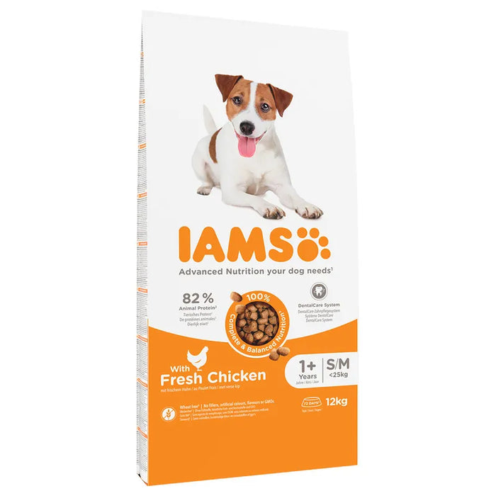 Iams Dog Adult Small / Medium Breed Chicken 12kg