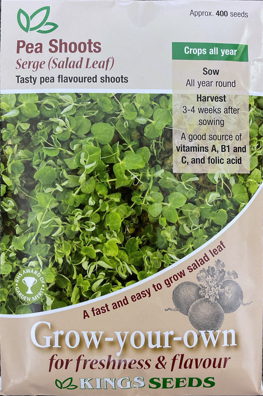 Kings Seeds Pea Shoots Serge
