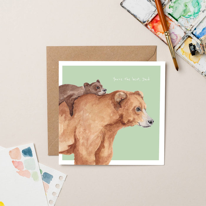 Father's Day Bear card
