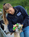 Back British Farming Unisex 1/4 Zip Navy