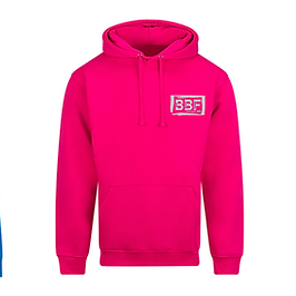 Back British Farming Pro Hoodie Pink