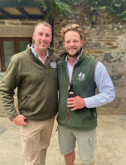 Back British Farming 1/4 Zip Countryman Olive