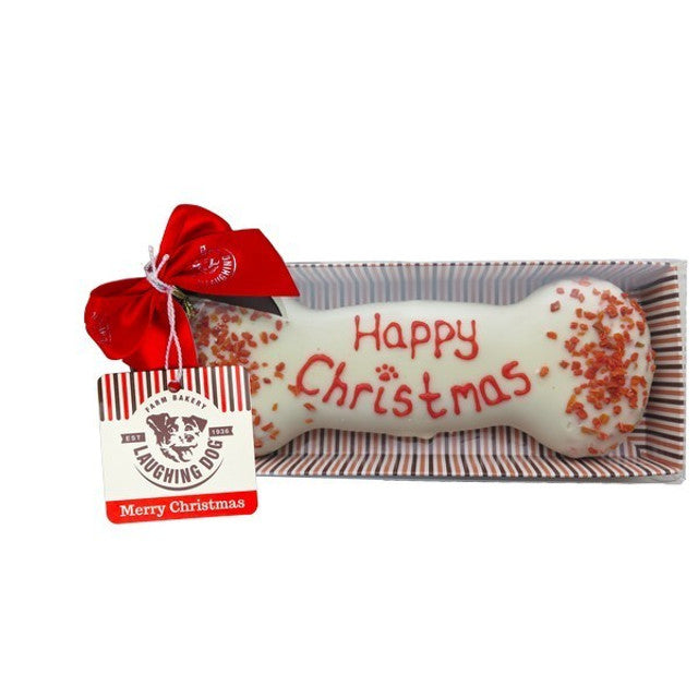 Laughing Dog Xmas Christmas Bone
