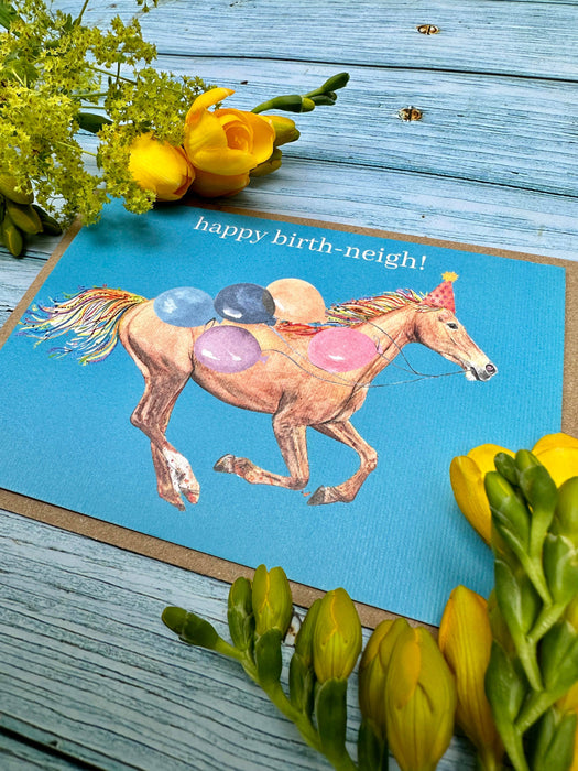 Horse Birthday Neigh Card
