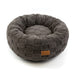 Checkra Round Bed Graphite Grey