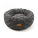 Checkra Round Bed Graphite Grey