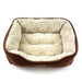Checkra Square Bed Latte