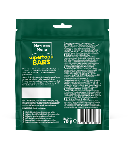 Superfood Bar Salmon & Fish 70g