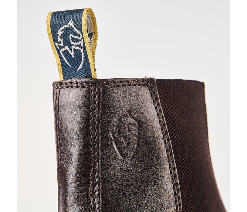 Moretta Rosetta Paddock Boots Brown - CHILDS 