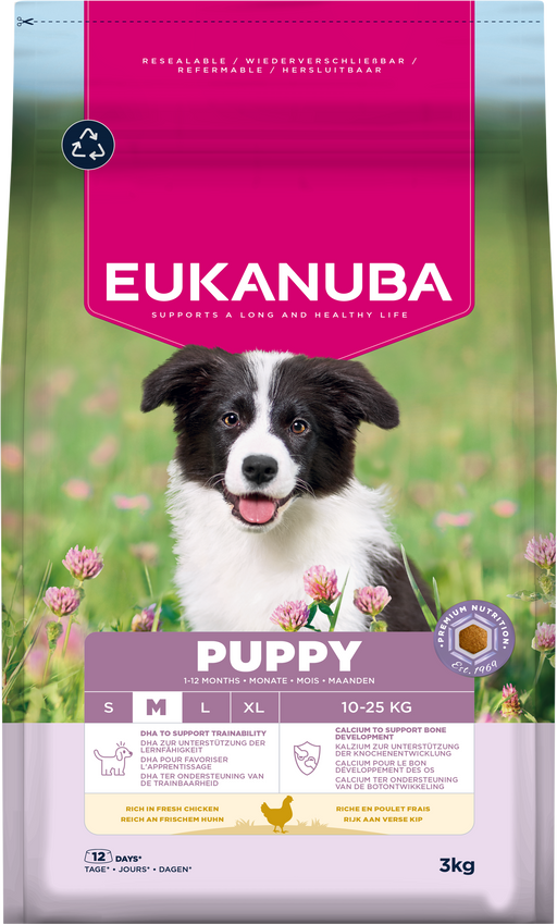 Eukanuba Puppy Medium Breed 3kg Chicken
