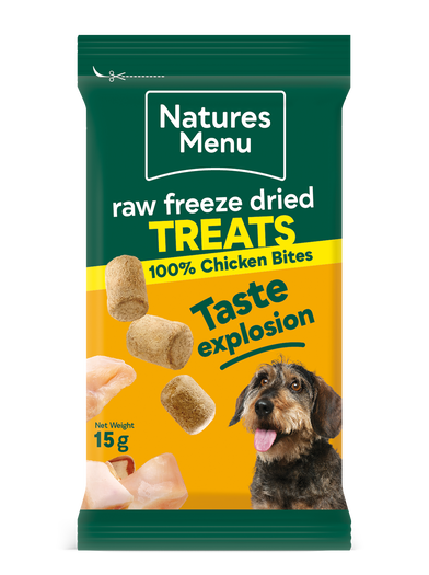 Natures Menu Freeze Dried Bites Chicken 15grm
