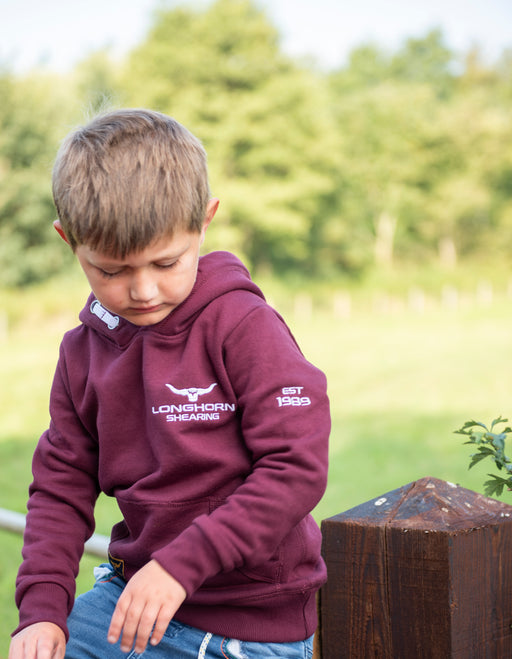 Longhorn Children's Signature Hoodie Burgundy