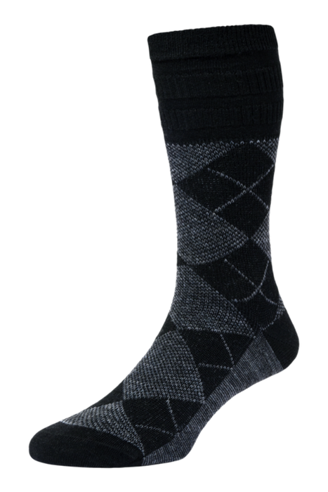 HJ Wool Softop Socks Argyle