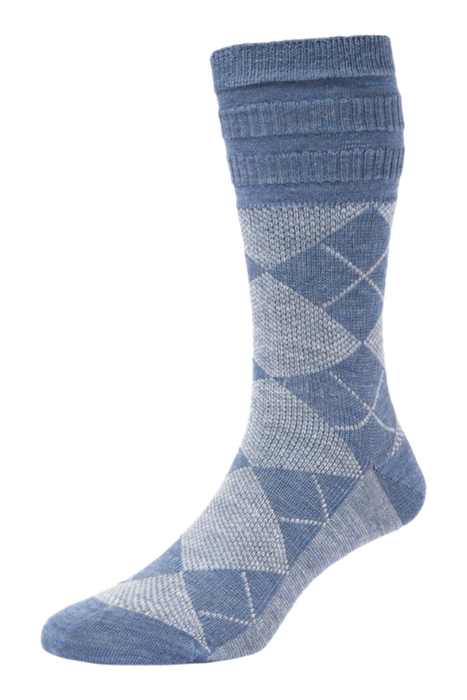 HJ Wool Softop Socks Argyle