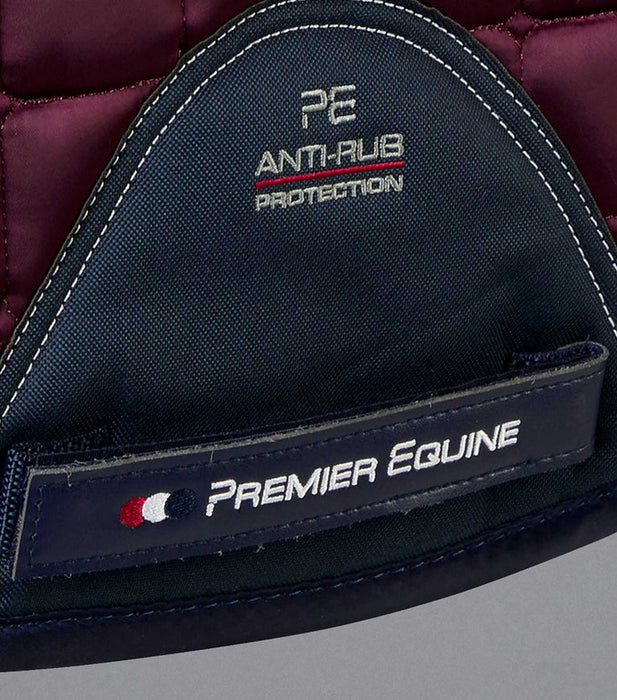 Premier Equine Armarda Close Contact Satin Anti-Slip Pad Wine
