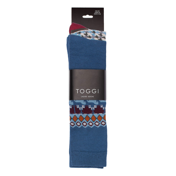 Toggi Womens Ayleford Socks 2pk Teal

