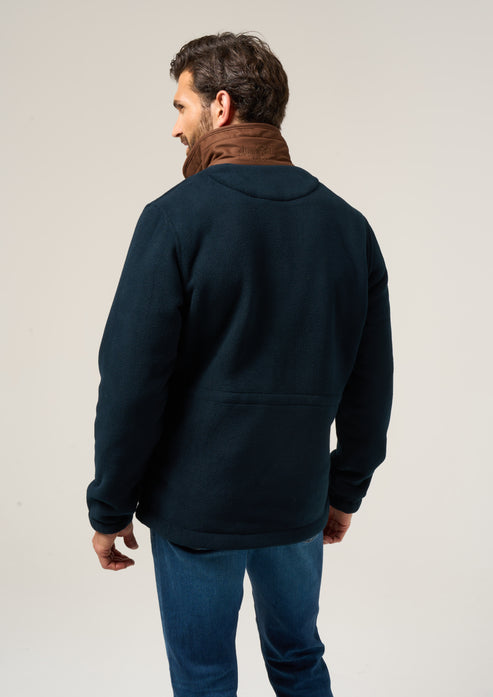 Alan Paine Aylsham Men's Fleece Jacket Navy