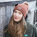 Ridgeline Heritage Fine Knit Bobble Hat Nutmeg
