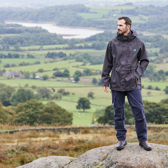 Ridgeline Men's Monsoon Light Jacket Shale Marl