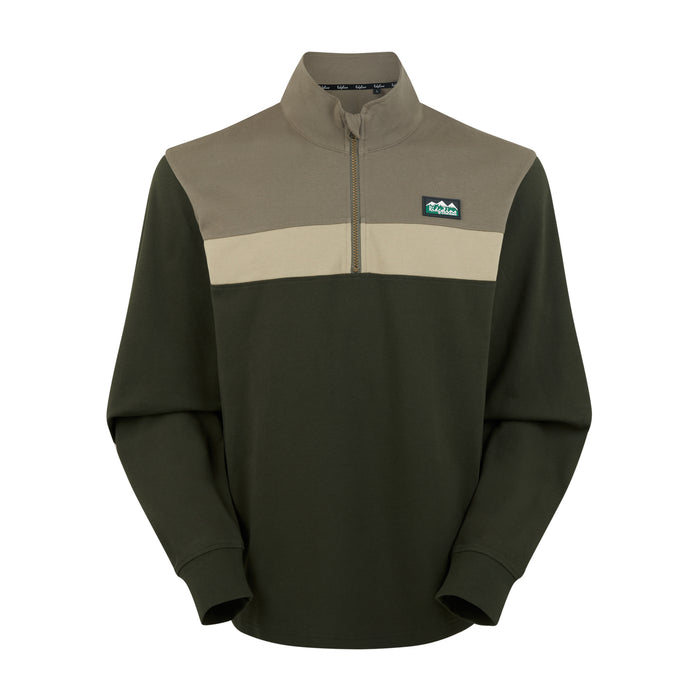 RidgeLine Unisex Backslider Rugby Top Olive