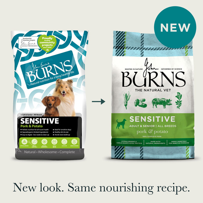 Burns Sensitive Pork & Potato Dry Dog Food