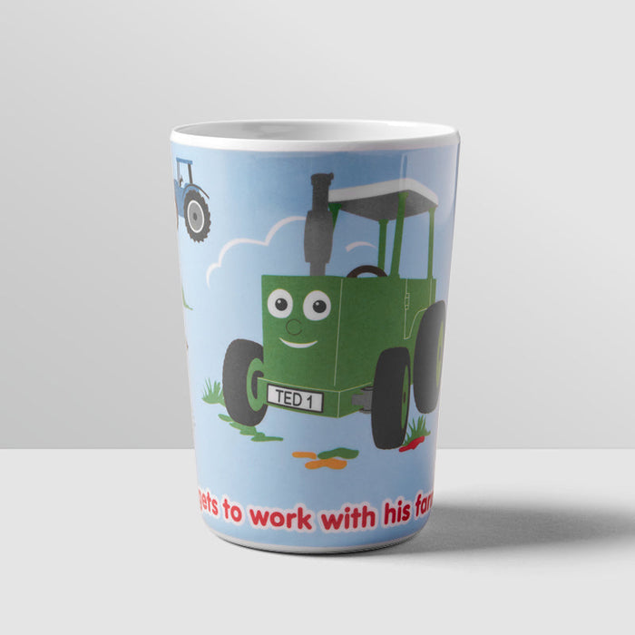 Tractor Ted Machines Beaker Melamine