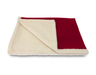 Earthbound Sherpa Blanket Burgundy 83x145cm